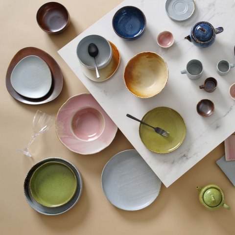 Cukiernica 400 ml Eminence niebieska porcelana Vitrified 105×110 mm - Fine Dine 760277