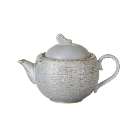 Dzbanek do herbaty Stark 500 ml szary porcelana Kolory Ziemi inspirowana kamieniem 500 ml - Fine Dine 778883
