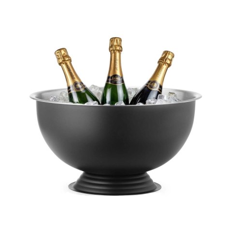 Misa do szampana 13L czarna stal nierdzewna na stopie ⌀393×214 mm BarUp 471531