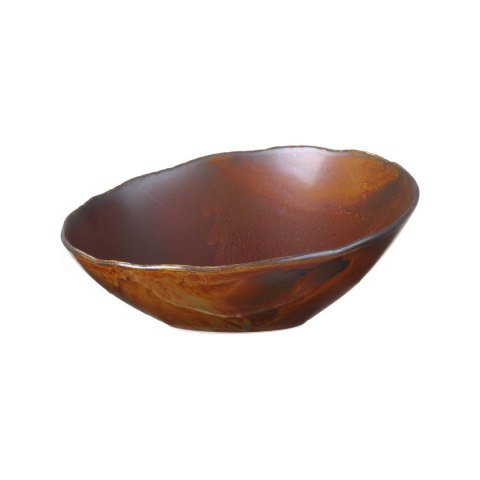 Miska bufetowa 0,6 L Aurum brązowa porcelana Vitrified 300 mm Kolory Ziemi – Fine Dine 762332
