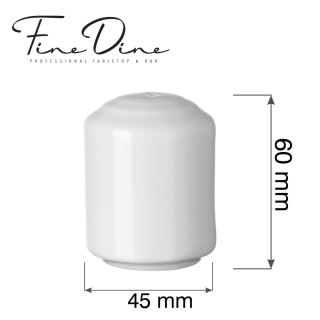 Pieprzniczka Pure Bianco Fine Dine - biała porcelana gastronomiczna 762943