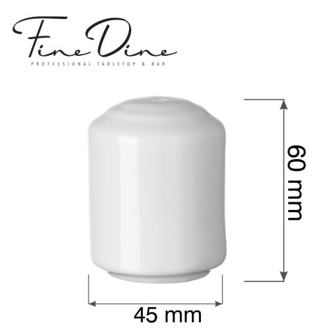 pieprzniczka Pure Bianco Fine Dine 762943 – porcelana gastronomiczna biała - wymiary