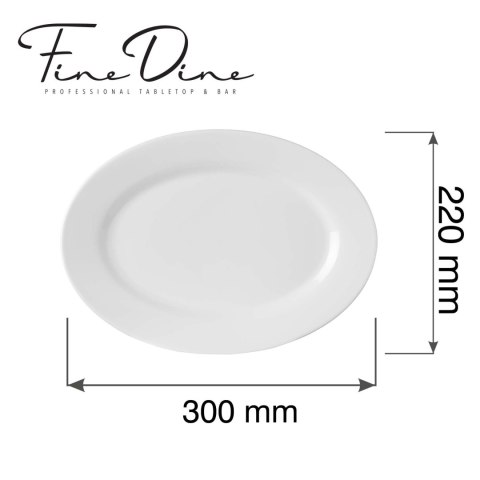 półmisek Pure Bianco Fine Dine 762622 porcelana gastronomiczna - wymiary