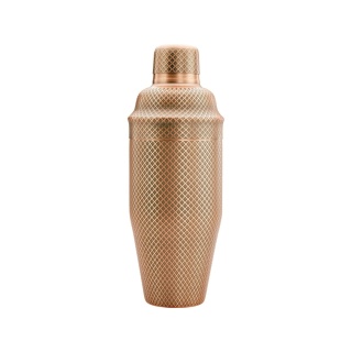 Shaker barmański 3 częściowy 700ml japoński diamond lettice antyczna miedź Barfly - M37205ACP