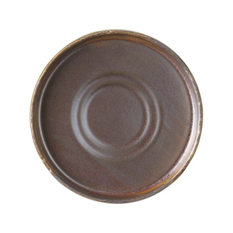 Spodek 140 mm Aurum brązowa porcelana Vitrified Kolory Ziemi – Fine Dine 767177