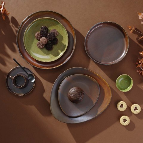 spodek do filiżanki Aurum porcelana Fine Dine 767177 z filiżanką