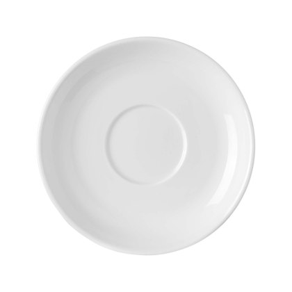 Spodek do filiżanki cappuccino sztaplowalnej 150 mm Pure Bianco Fine Dine - porcelana gastronomiczna 762844