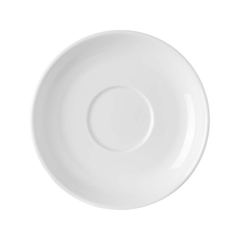 Spodek do filiżanki cappuccino sztaplowalnej 150 mm Pure Bianco Fine Dine - porcelana gastronomiczna 762844