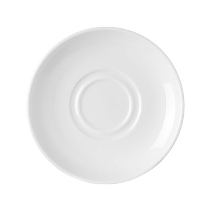 Spodek do sosjerki 160 mm Pure Bianco Fine Dine - biała porcelana gastronomiczna 762783