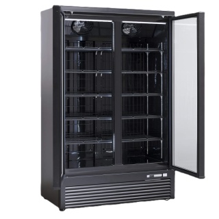 Szafa mroźnicza przeszklona 1006L 2-drzwiowa ekspozycyjna Resto Quality DF1006BD – 1253x760x2003 mm