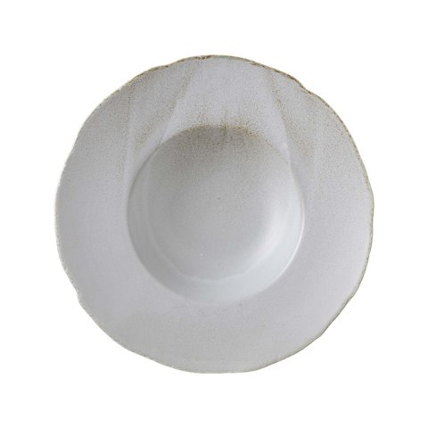 Talerz do pasty i makaronu Stark 450 ml szary porcelana Vitrified inspirowana kamieniem 280 mm – Fine Dine 762028