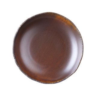 Talerz głęboki 900 ml 250 mm Aurum do zupy i makaronu brązowa porcelana Vitrified Kolory Ziemi - Fine Dine 767122