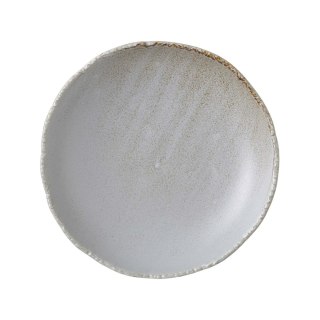 Talerz głęboki Stark 650 ml bez rantu 220 mm do zup i makaronów szary porcelana Vitrified - Fine Dine 762165