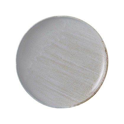 Talerz płytki bez rantu Stark 210 mm do deserów i przystawek szary porcelana Vitrified - Fine Dine 762080