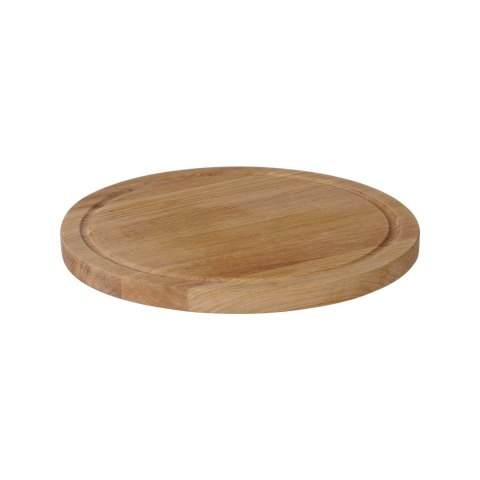 Deska do serwowania okrągła Madeira dębowa naturalna 300 mm Fine Dine 505786