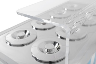 Dystrybutor do lodów pozetti 6 tub GELATO POZETTI 6 BEIGE witryna do lodów retro 1063x670x895 mm