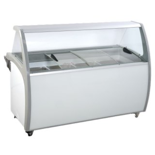 Dystrybutor do lodów 12 kuwet SIC12WB Resto Quality witryna do lodów 1720x838x1270 mm