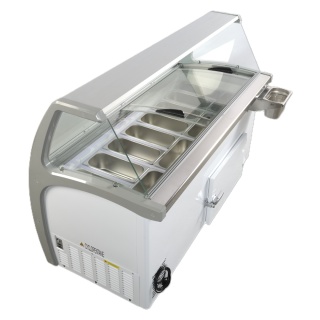 Dystrybutor do lodów 12 kuwet SIC12WB Resto Quality witryna do lodów 1720x838x1270 mm