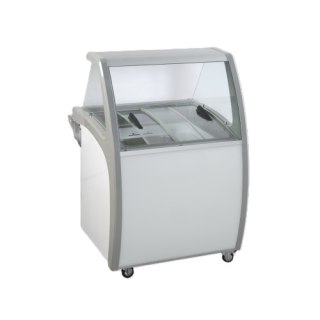 Dystrybutor do lodów 4 kuwety SIC4WB Resto Quality witryna do lodów 836x838x1270 mm