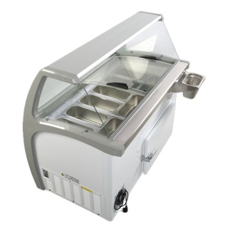 Dystrybutor do lodów 9 kuwet SIC9WB Resto Quality witryna do lodów gastronomiczna 1350x838x1270 mm