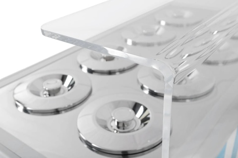 witryna do lodów pozetti 4 tuby beżowa