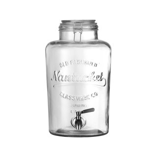 Dystrybutor do napojów 8050 ml Vision szklany z kranem stalowym 260×186×365 mm Fine Dine 425060