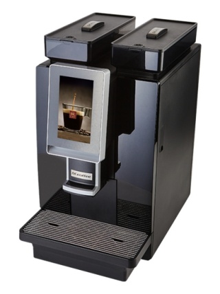 Ekspres automatyczny do kawy Dr.Coffee MINIBAR S1 One Touch z dyszą gorącej wody do biura 200 kaw dziennie