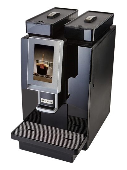 ekspres dr coffee minibar s2 z dyszą pary i gorącą wodą