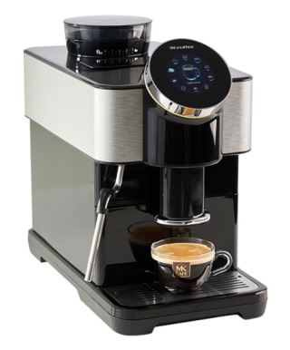 Ekspres automatyczny do kawy DR.COFFEE H1 BLACK czarny 19 bar z młynkiem ceramicznym 1202385