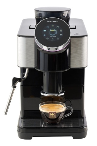 Ekspres automatyczny do kawy Dr.Coffee H1 BLACK czarny One Touch z młynkiem ceramicznym 19 bar czarny