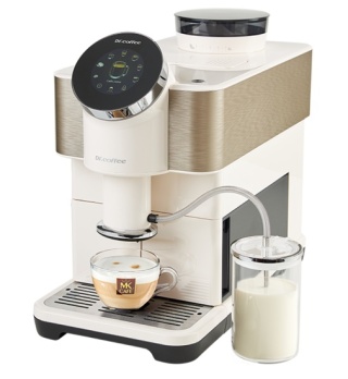 Ekspres automatyczny do kawy DR.COFFEE H2 WHITE biały 19 bar z systemem mlecznym One Touch 1202400