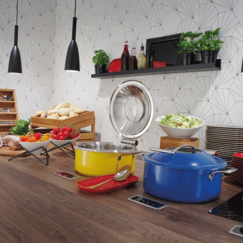 Grzałka indukcyjna z regulacją mocy do zabudowy 800W ø245mm Fine Dine 239193