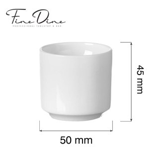Kieliszek na jajko 50×45 mm Pure Crema Fine Dine porcelana kremowa 768167
