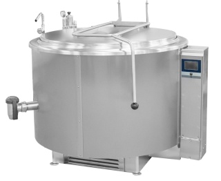 Kocioł warzelny elektryczny 300 l z mieszadłem grzanie pośrednie 36 kW 400V 1320×1330×940 mm – Resto Quality RQK-305ERM