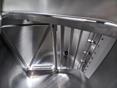 kocioł warzelny z mieszadłem do gastronomii RQK-305ERM 300 l - mieszadło