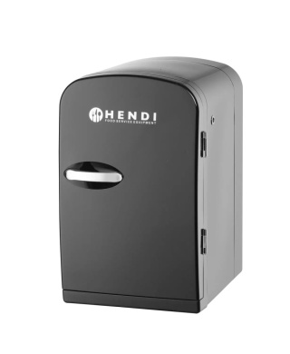 Lodówka do mleka 6 L - Hendi czarna do ekspresów automatycznych 213x275x343 mm, 50W