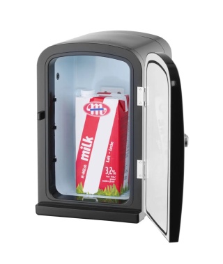 Lodówka do mleka 6 L - Hendi czarna do ekspresów automatycznych 213x275x343 mm, 50W