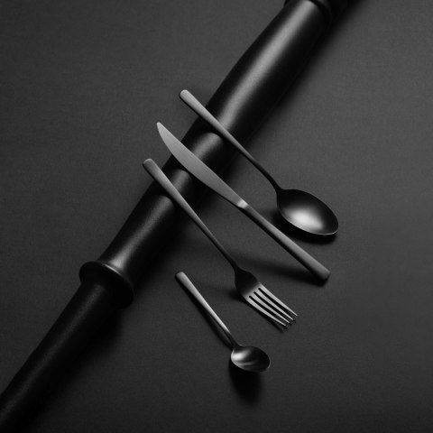 łyżeczka gastronomiczna czarna fjord black ove