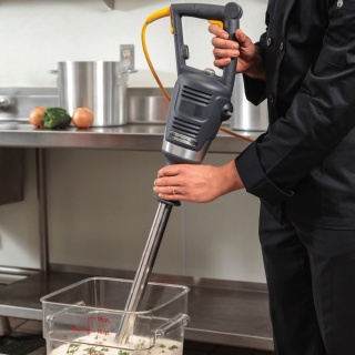 Blender ręczny Heavy Duty 457 mm do 121 l Hamilton Beach BigRig 1000W mikser zanurzeniowy gastronomiczny HMI018-CE
