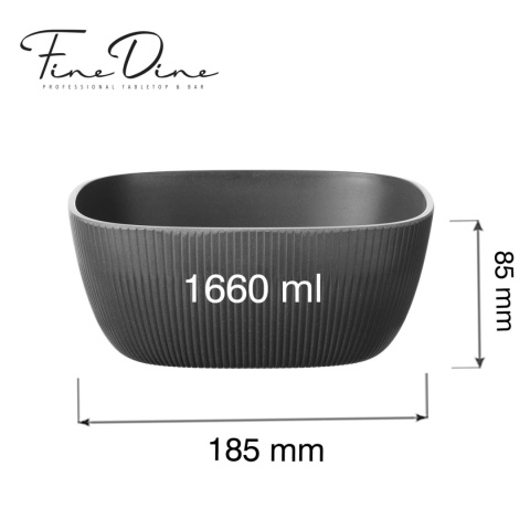 misa bufetowa z melaminy Belize Fine Dine 562772 czarna