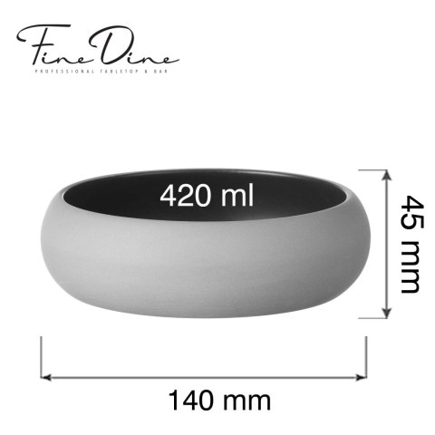 miska do serwowania Mia Black Fine Dine wymiary