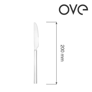 Nóż deserowy Bergen 200 mm bez niklu stal 18/0 OVE do ciast i deserów 700532