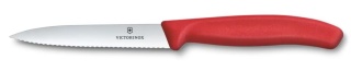 Nóż do jarzyn ząbkowany 212mm czerwony gastronomiczny Victorinox 6.7731.C1