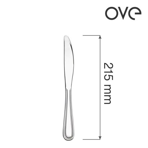 nóż Bologna OVE połysk sztućce gastronomiczne 215 mm 700464