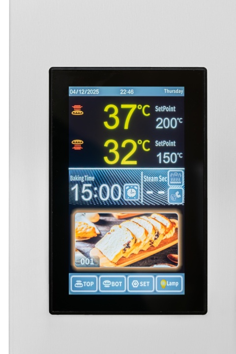 piec piekarniczy modułowy 400V RQPM-D Resto Quality komory pieczenia - panel sterowania