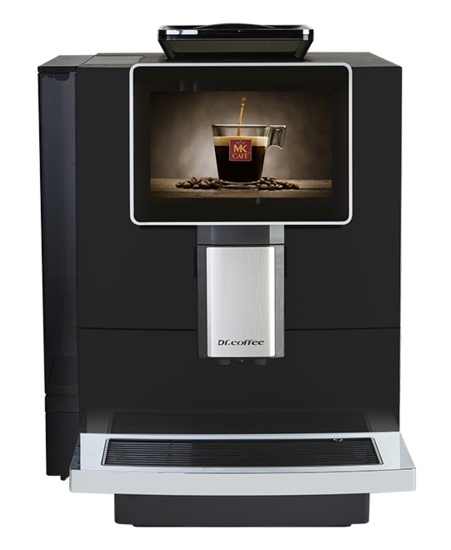 ekspres do kawy automatyczny dr coffee f10 czarny do biura cichy kompaktowy one touch