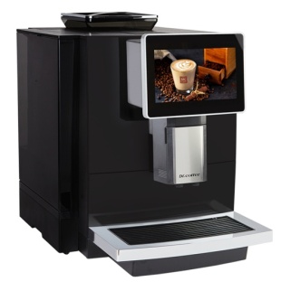 Ekspres automatyczny do kawy Dr.Coffee F10 One Touch czarny do biura 50 kaw dziennie