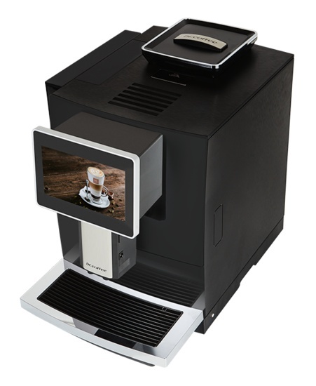 ekspres do kawy do biura cichy model dr coffee f10 z systemem mlecznym one touch