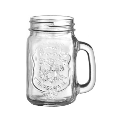Słoik z uchem 450 ml do lemoniad i deserów Fine Dine Vision 425077 100x70x129mm