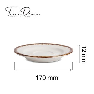 Spodek do bulionówki 170 mm Vanilla 789476 – Fine Dine, porcelana kremowa